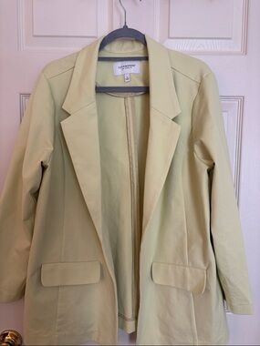 Liverpool 1X Lemongrass Women's Boyfriend Blazer NWT